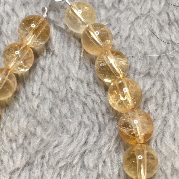 6mm Citrine beads - Picture 4 of 6
